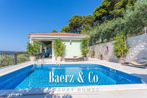 photo 3 Brela beautiful house with swimming pool and panoramic view
