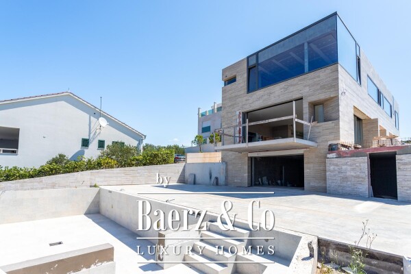 photo 2 Rogoznica, Ražanj, luxury villa under construction in a unique location, first row to the sea