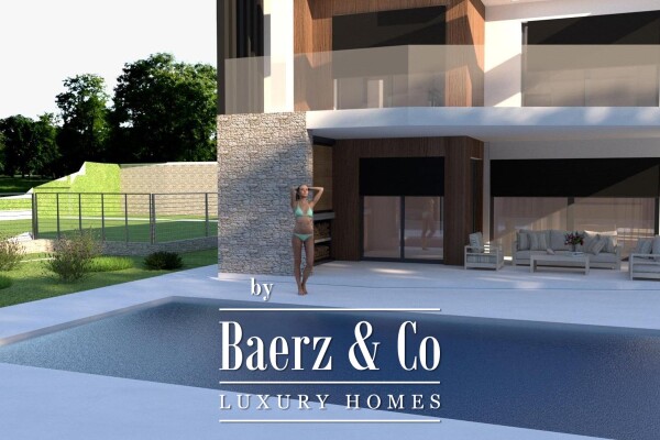 photo 4 Kostrena, a luxury house in a new building with a view of the sea and a swimming pool