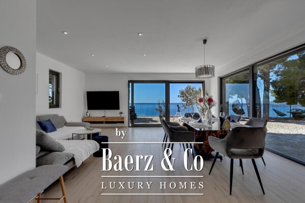 photo 6 Makarska, a modern villa of rustic Dalmatian charm with a sea view