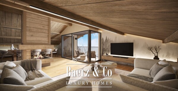 photo 2 Elegant renovated duplex - top floor with view