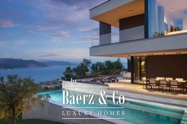 photo 2 Brseč, luxury villa of 280 m² with a pool and panoramic sea view