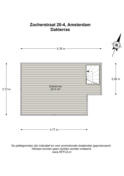 Floor Plan 5 - Zocherstraat 20 4