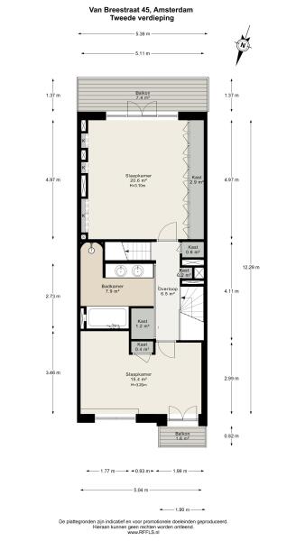 Floor Plan 5 - Van Breestraat 45