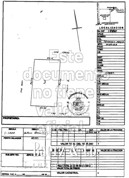 Floor Plan 1 - Temozon  Norte 