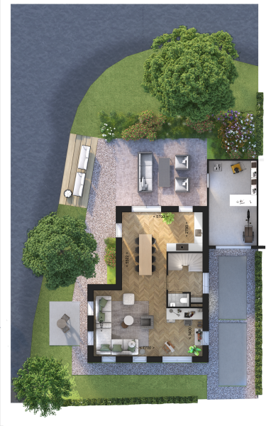Floor Plan 4 - (Vrijstaande woning) Bouwnummer 4 