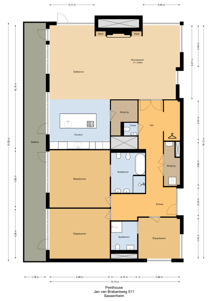 Floor Plan 2 - Jan van Brabantweg 511