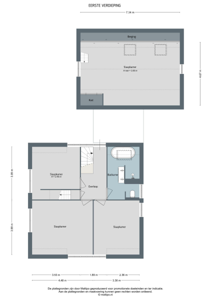 Floor Plan 2 - Koningin Wilhelminaweg 59