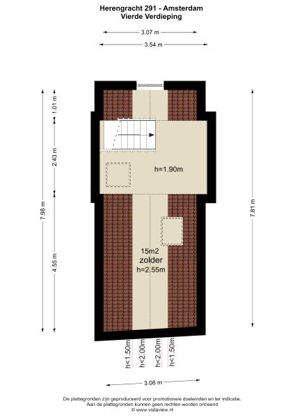 Floor Plan 6 - Herengracht 291
