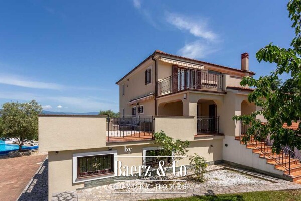 photo 1 Krk, Dobrinj, Rustic Villa with a 60 m² heated pool, jacuzzi, sauna, and fitness