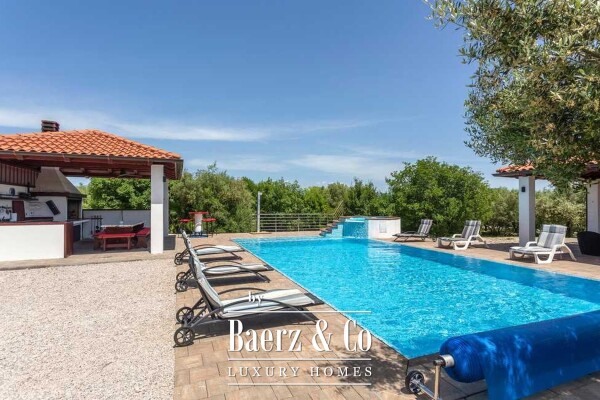 photo 3 Krk, Dobrinj, Rustic Villa with a 60 m² heated pool, jacuzzi, sauna, and fitness