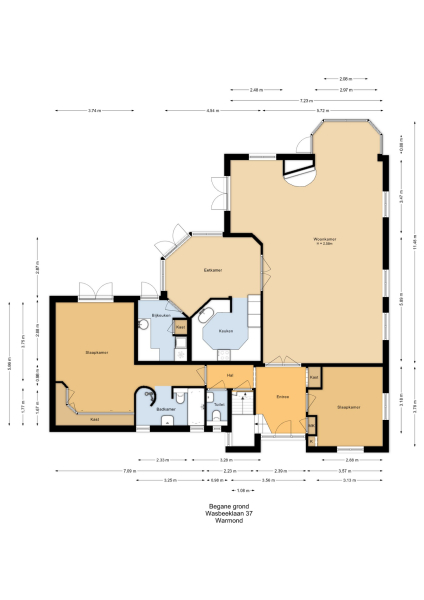Floor Plan 1 - Wasbeeklaan 37