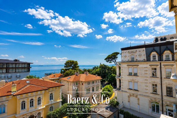 photo 1 Opatija, Center, Luxury Penthouse of 220 m² with Rooftop Terrace and Two Parking Spaces