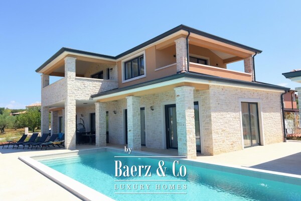 photo 1 Istria, vicinity of Poreč, luxury stone villa with panoramic sea views