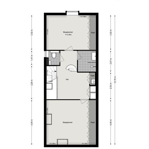 Floor Plan 9 - Amsteldijk 38 H